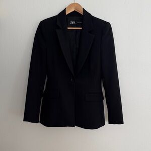 Zara Women's Elegant Black Suit Jacket